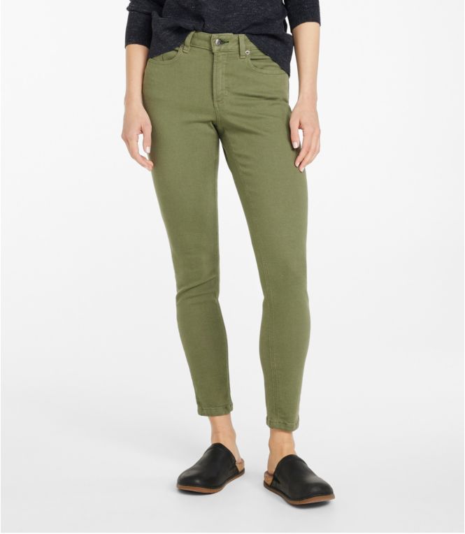 Women's BeanFlex?Jeans,?High-Rise Slim-Leg Ankle Color - LLBeanoutlets