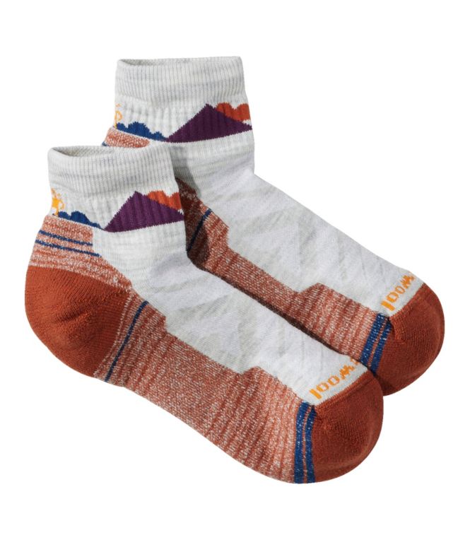 Women's Smartwool Hike Light Cushion Canyon Socks, Ankle - LLBeanoutlets