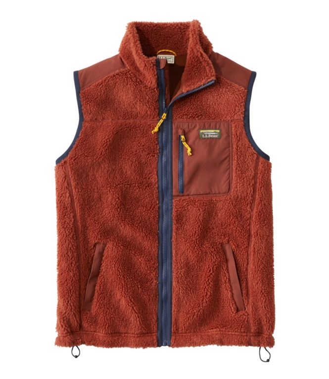 Men's Bean's Sherpa Vest - LLBeanoutlets