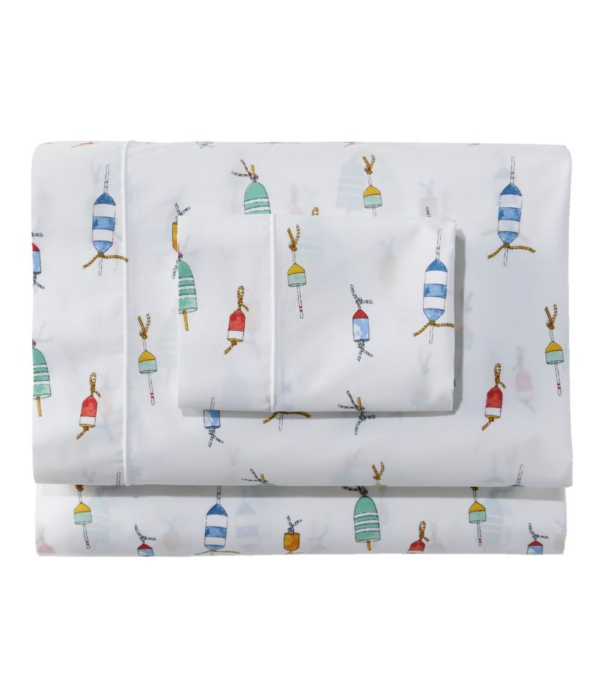 Sara Fitz Buoy Percale Sheet Collection - LLBeanoutlets