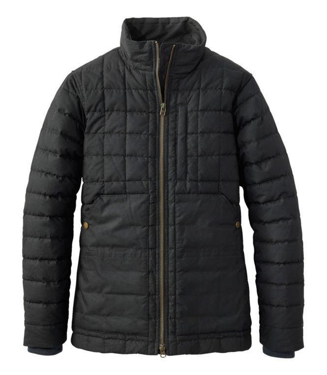 Women's L.L.Bean Upcountry Waxed Cotton Down Sweater - LLBeanoutlets