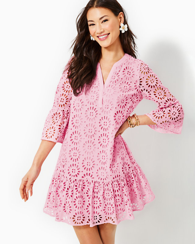 Bekah Eyelet Dress - LLBeanoutlets