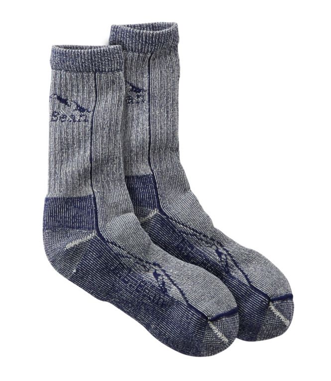 Adults' Cresta Wool Midweight Hiking Socks, Crew - LLBeanoutlets