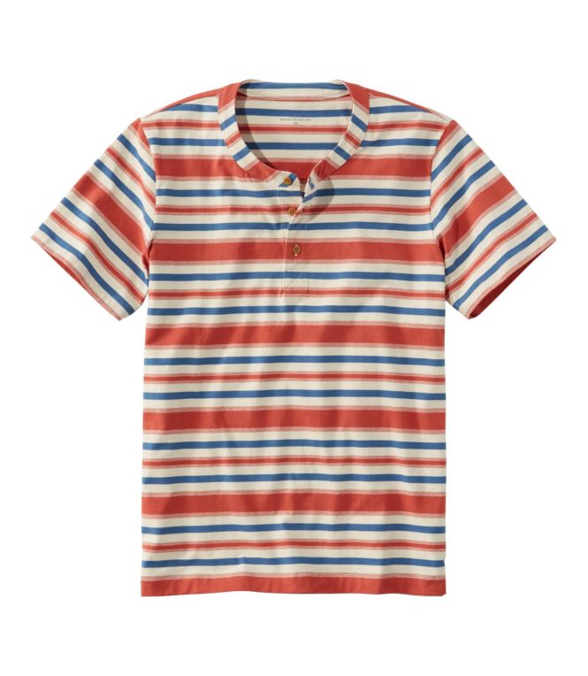 Men's Signature Rangeley Cotton Henley, Short-Sleeve - LLBeanoutlets