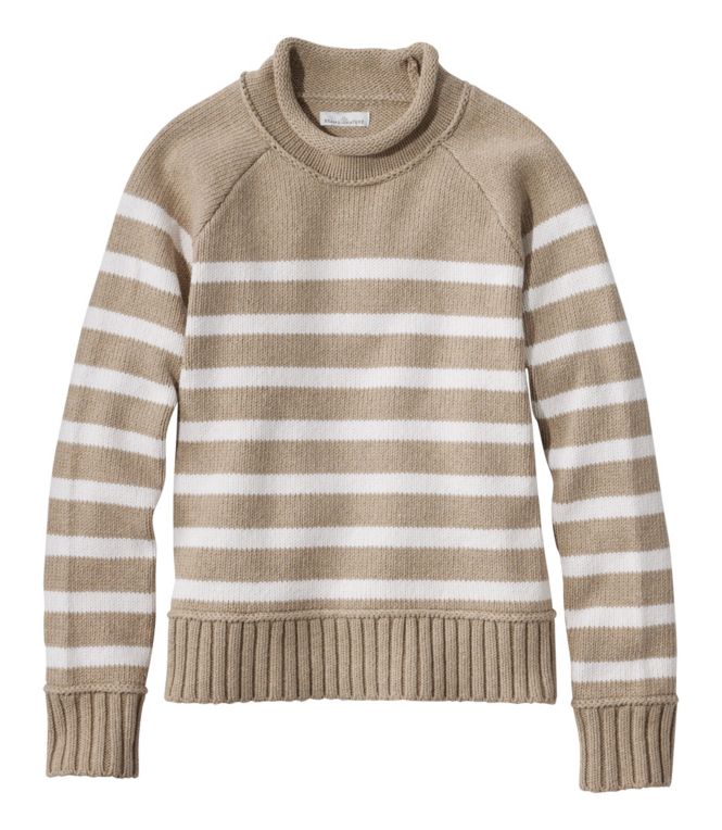 Women's Signature Original Cotton Sweater, Rollneck Novelty - LLBeanoutlets