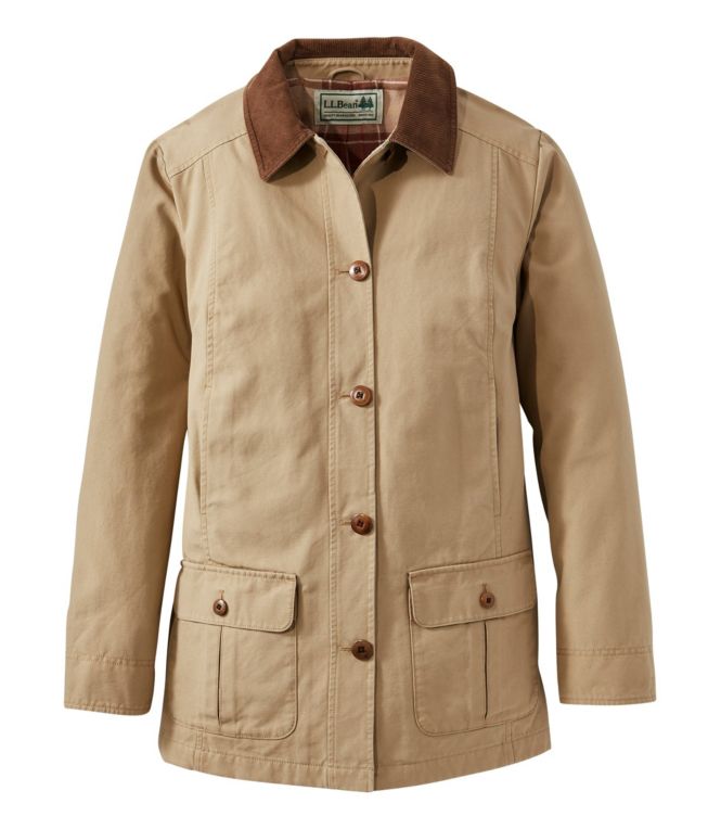 Women's Adirondack Barn Coat, Flannel-Lined - LLBeanoutlets