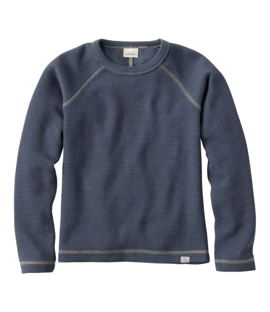 Kids' Chunky Thermal Crewneck - LLBeanoutlets