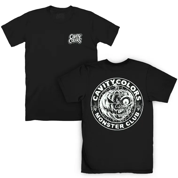 CAVITYCOLORS MONSTER CLUB (GLOW IN THE DARK) T-SHIRT - LLBeanoutlets