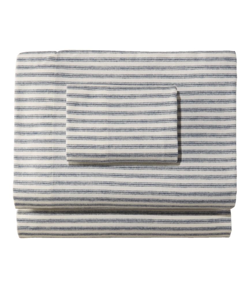 Ultrasoft Comfort Flannel Sheet Set, Stripe - LLBeanoutlets