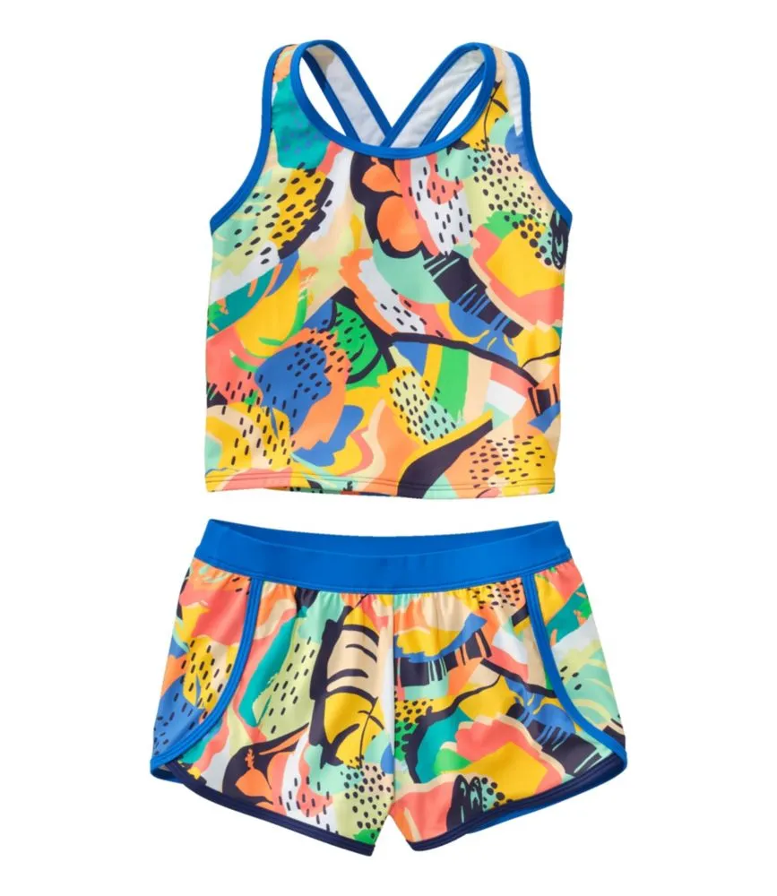 Girls' Watersports Swimwear, Tankini Short Set - LLBeanoutlets