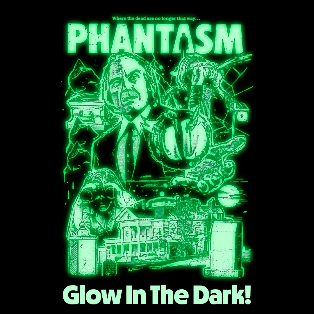 PHANTASM: THE FUNERAL BEGINS - T-SHIRT (GLOW IN THE DARK) - LLBeanoutlets