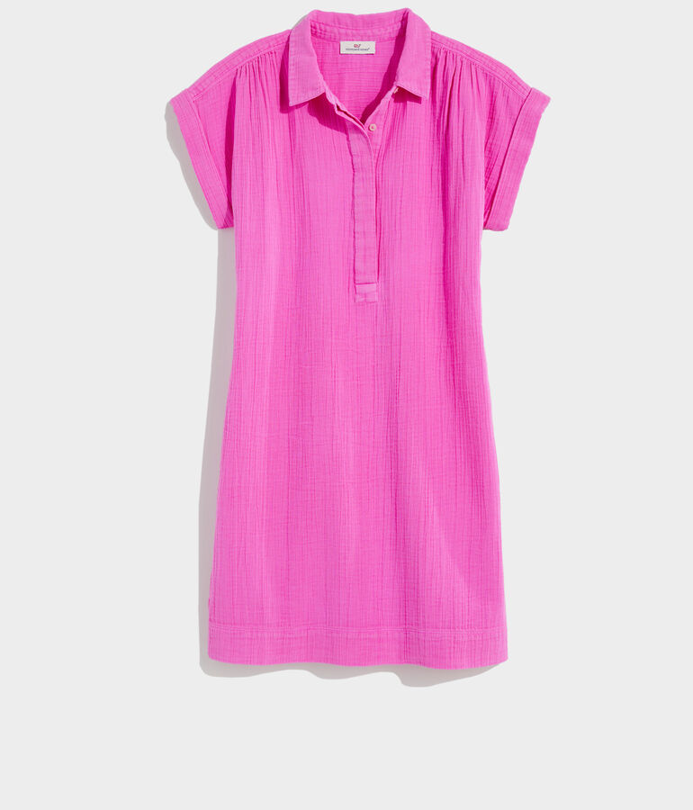 Seastitch Double Gauze Margo Shirt Dress - LLBeanoutlets