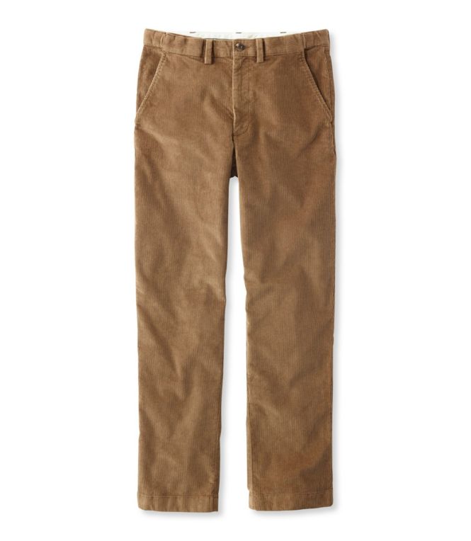 Men's L.L.Bean Stretch Country Corduroy Pants, Natural Fit, Plain Front, Hidden Comfort - LLBeanoutlets