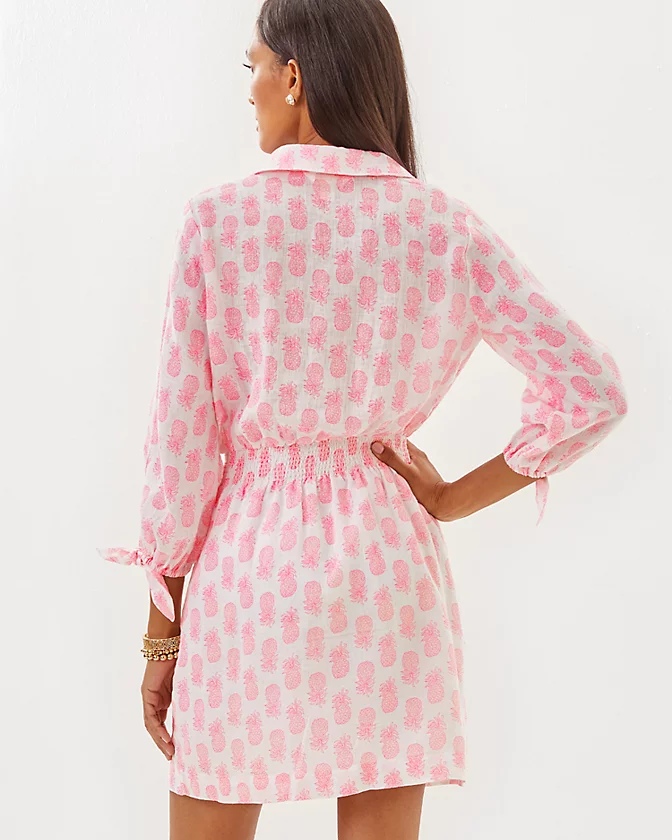 Abralynn Linen Shirtdress - LLBeanoutlets