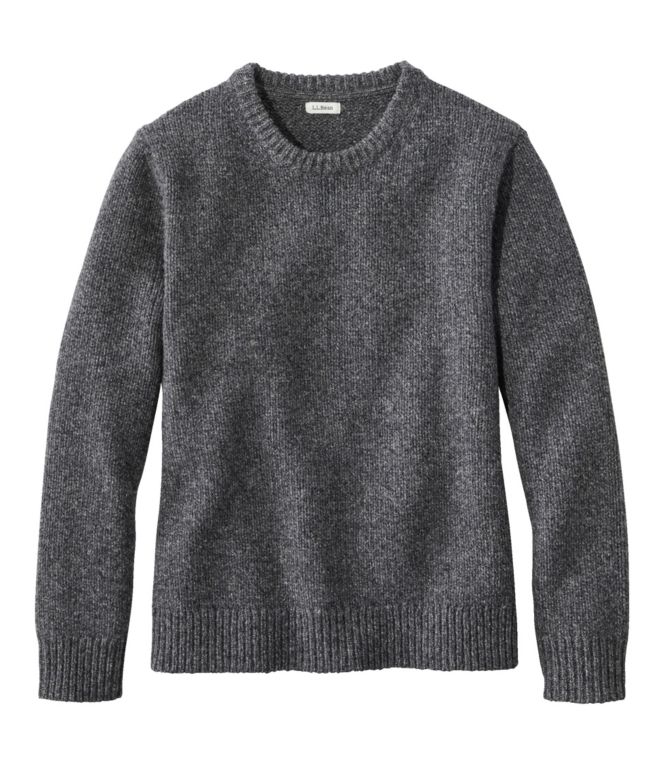 Women's Bean's Classic Ragg Wool Sweater, Crewneck - LLBeanoutlets