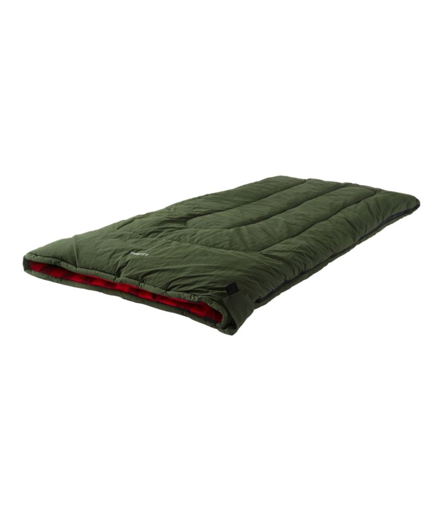 L.L.Bean Flannel Lined Camp Sleeping Bag, 40�� - LLBeanoutlets