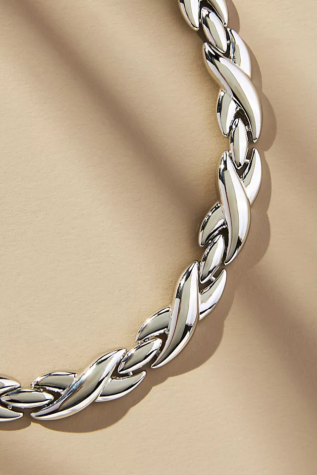 Braided Necklace SILVER - LLBeanoutlets