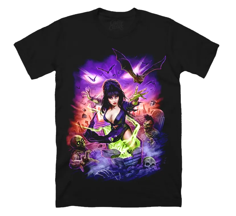 ELVIRA GRAVEYARD GHOUL - T-SHIRT - LLBeanoutlets