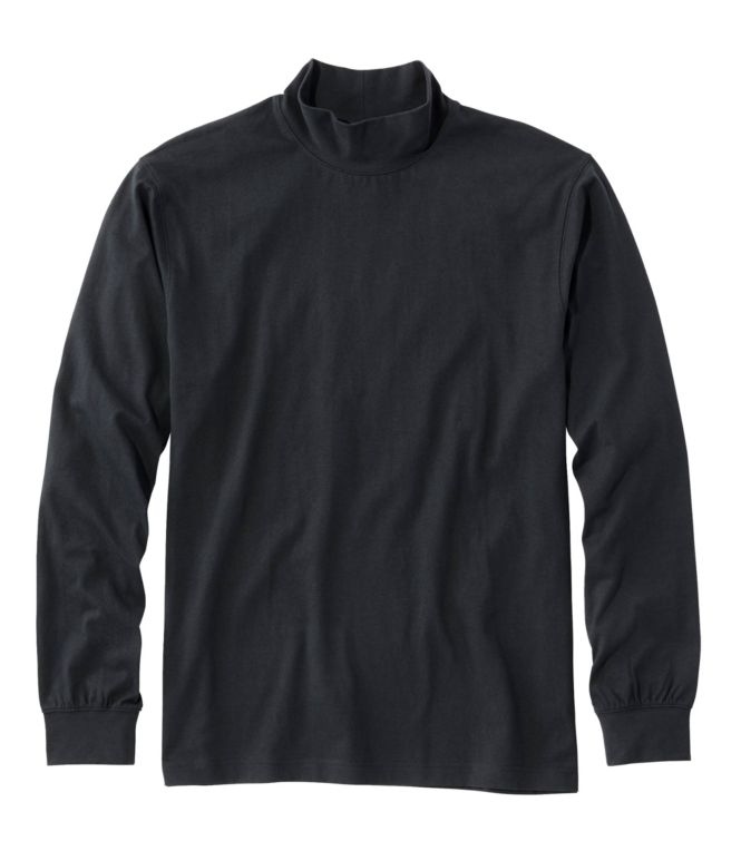 Men's Carefree Unshrinkable Mockneck Shirt - LLBeanoutlets