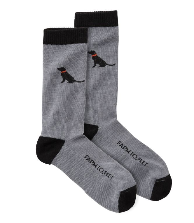 Adults' Farm to Feet Sunderland Crew Socks, Light Cushion - LLBeanoutlets