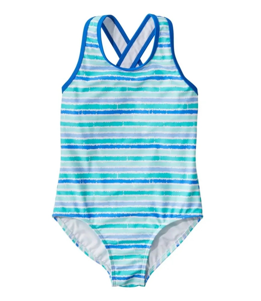 Girls' Watersports Swimwear, One-Piece - LLBeanoutlets
