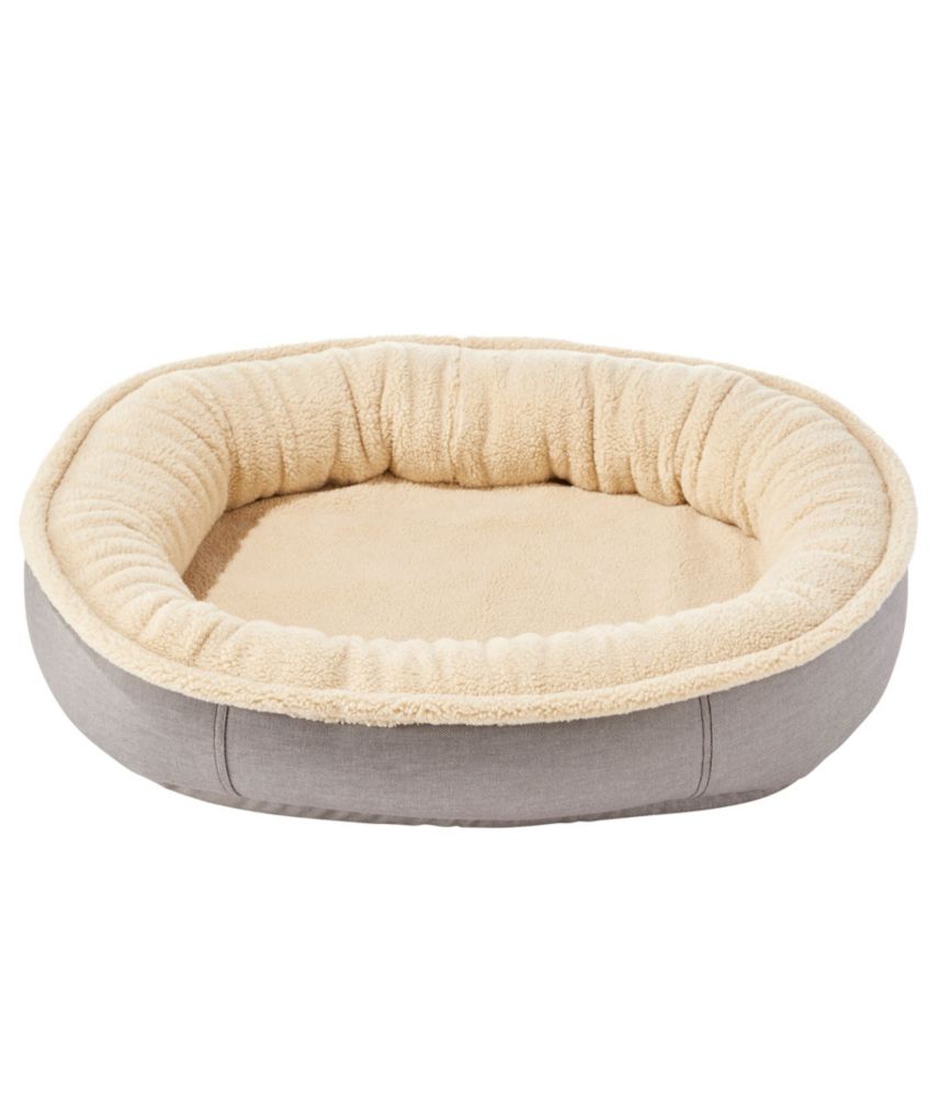 Premium Oval Bolster Dog Bed - LLBeanoutlets
