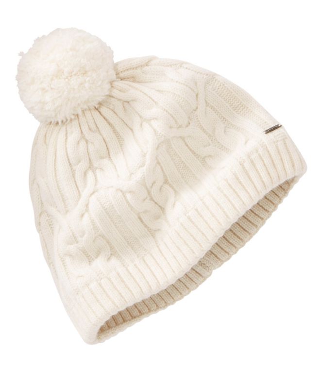 Women's Heritage Wool Windproof Pom Hat - LLBeanoutlets