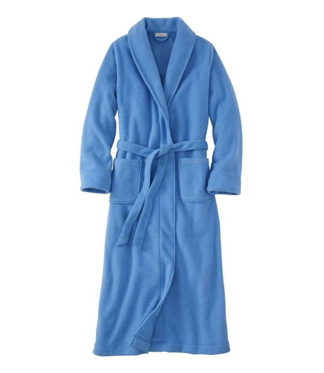 Women's Winter Fleece Robe, Wrap-Front - LLBeanoutlets