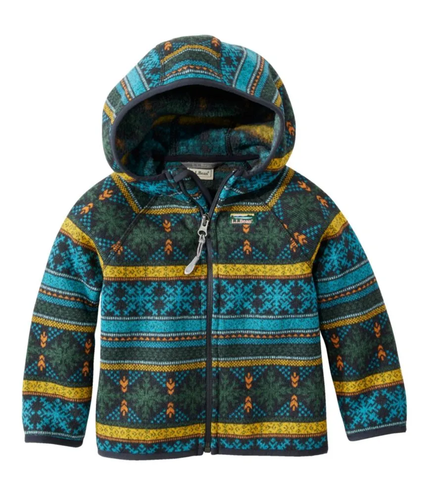 Infants' and Toddlers' L.L.Bean Sweater Fleece, Full-Zip Print - LLBeanoutlets
