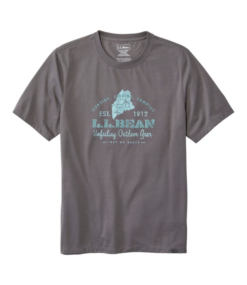 Men's Technical Fishing Graphic Tees, Short-Sleeve - LLBeanoutlets