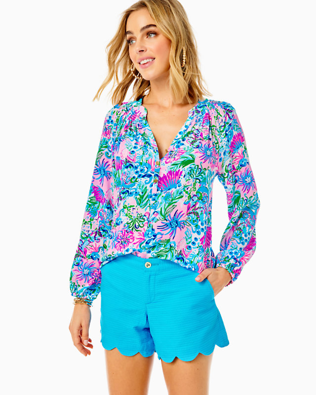 5" Buttercup Scallop Hem Short - LLBeanoutlets