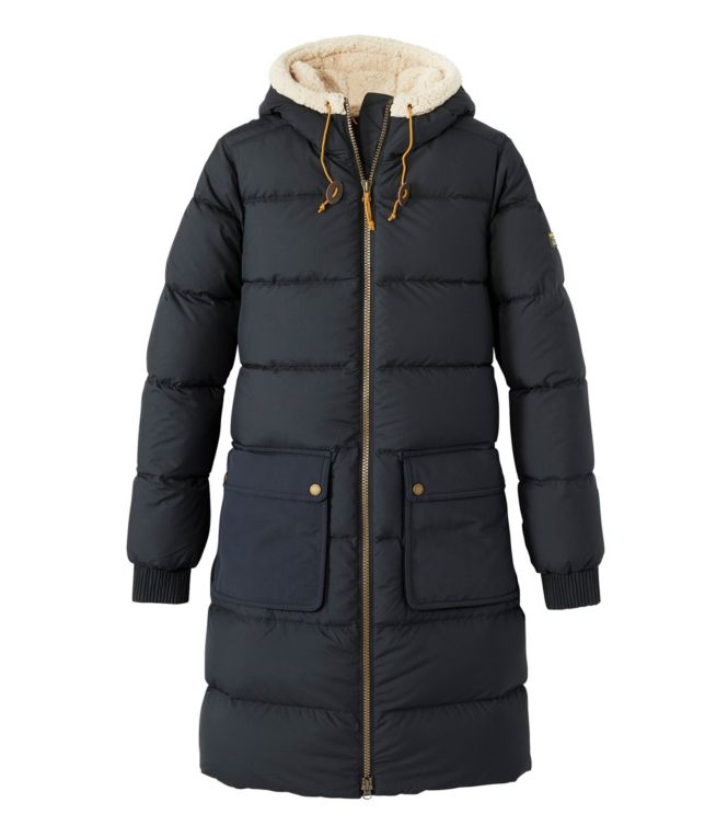 Women's Mountain Classic Down Coat, Sherpa-Lined - LLBeanoutlets