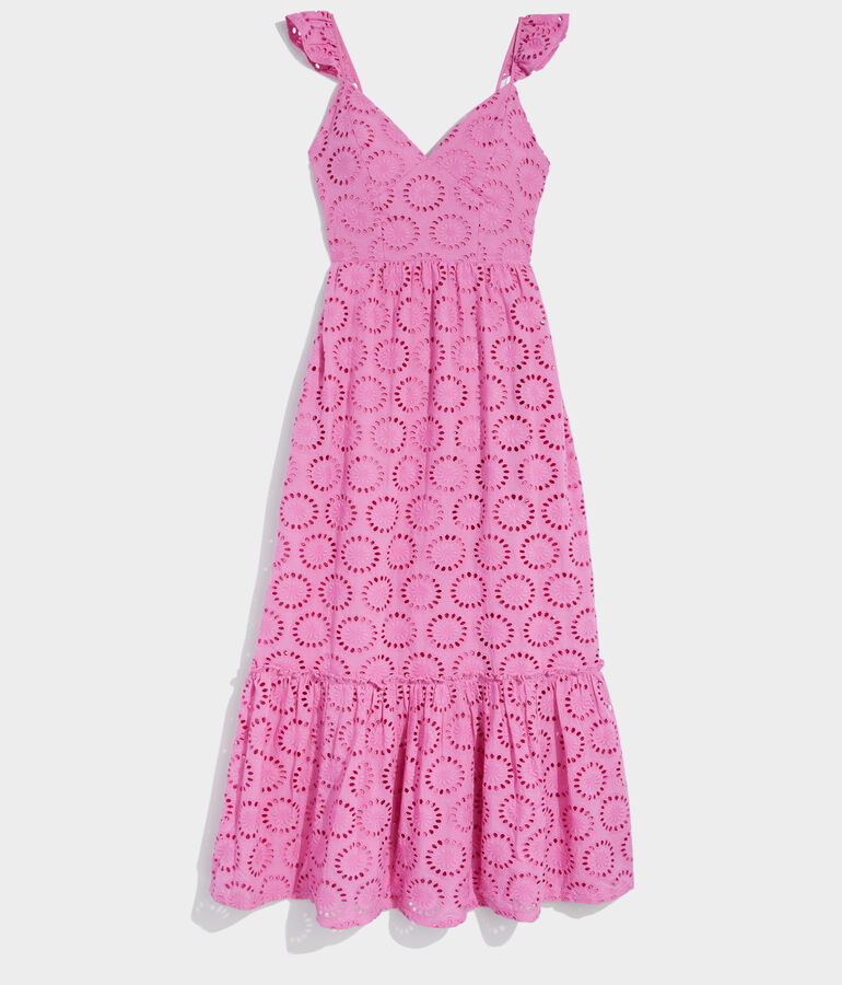 Eyelet Maxi Dress - LLBeanoutlets