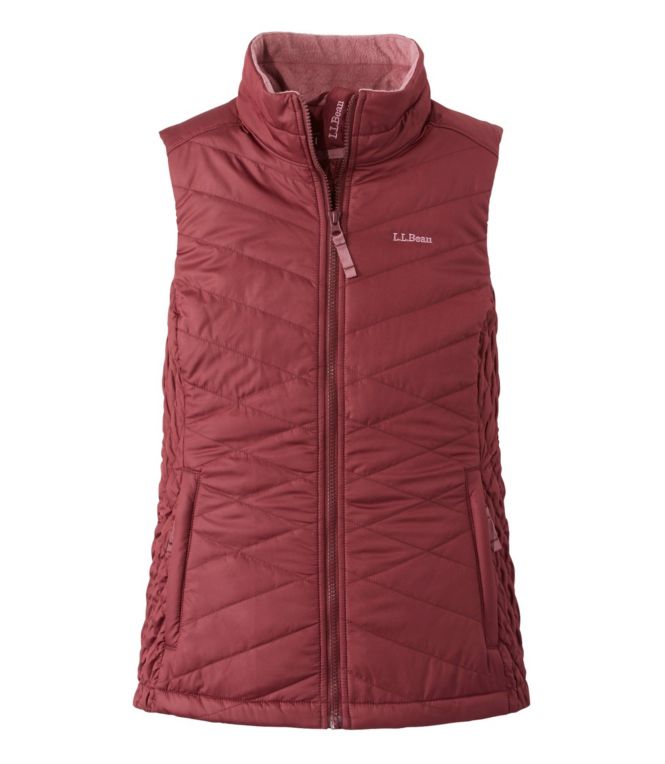 Women's Fleece-Lined PrimaLoft Vest - LLBeanoutlets