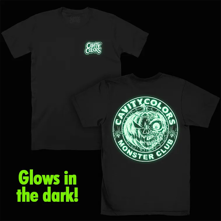 CAVITYCOLORS MONSTER CLUB (GLOW IN THE DARK) T-SHIRT - LLBeanoutlets