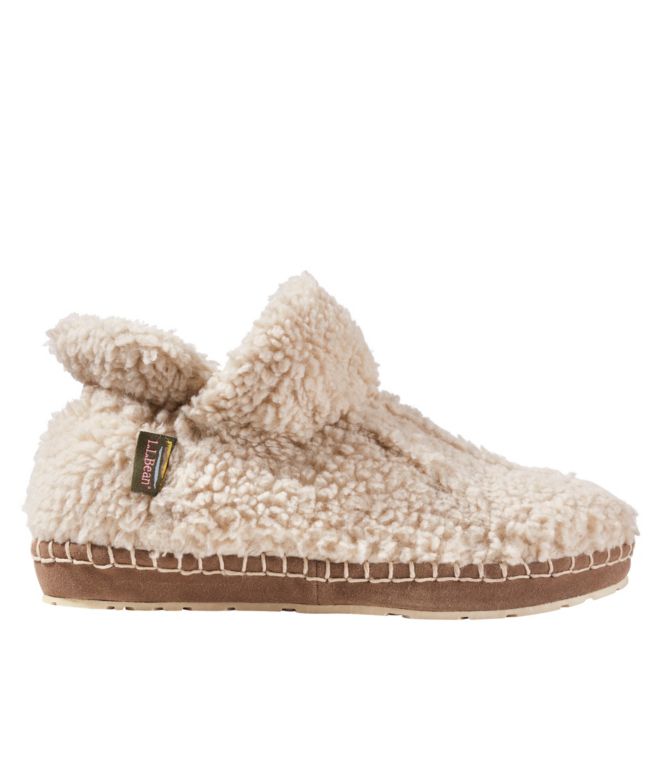 Women's Cozy Slipper Booties, Pile Fleece - LLBeanoutlets