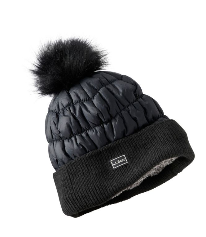 Women's Puffer Pom Hat - LLBeanoutlets