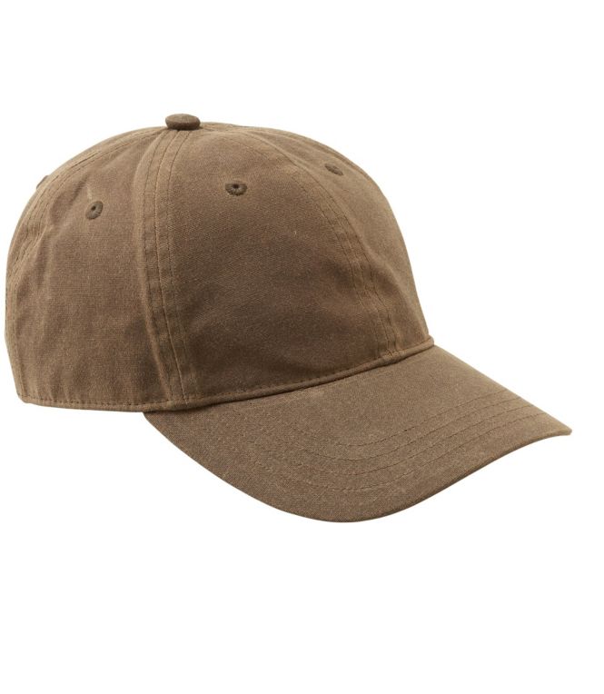 Adults' Wool-Lined Waxed-Cotton Fowler's Cap - LLBeanoutlets