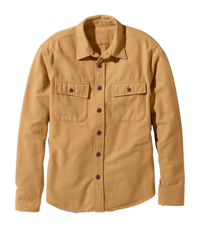 Men's Signature 1933 Chamois Cloth Shirt, Slim Fit - LLBeanoutlets