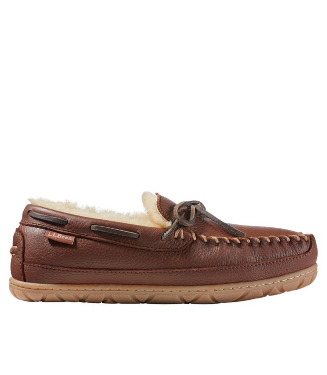 Women's Wicked Good Slippers, Moosehide Camp Moccasin - LLBeanoutlets