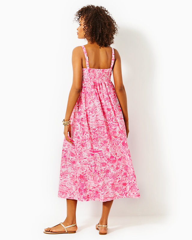 Azora Cotton Midi Dress - LLBeanoutlets