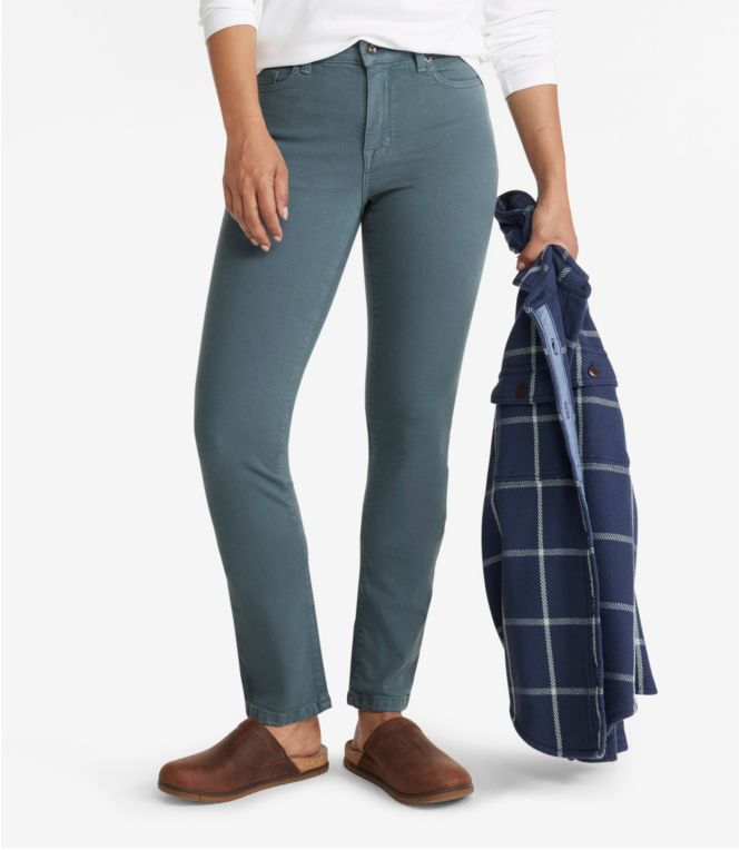 Women's True Shape Jeans, High-Rise Slim-Leg Colors - LLBeanoutlets