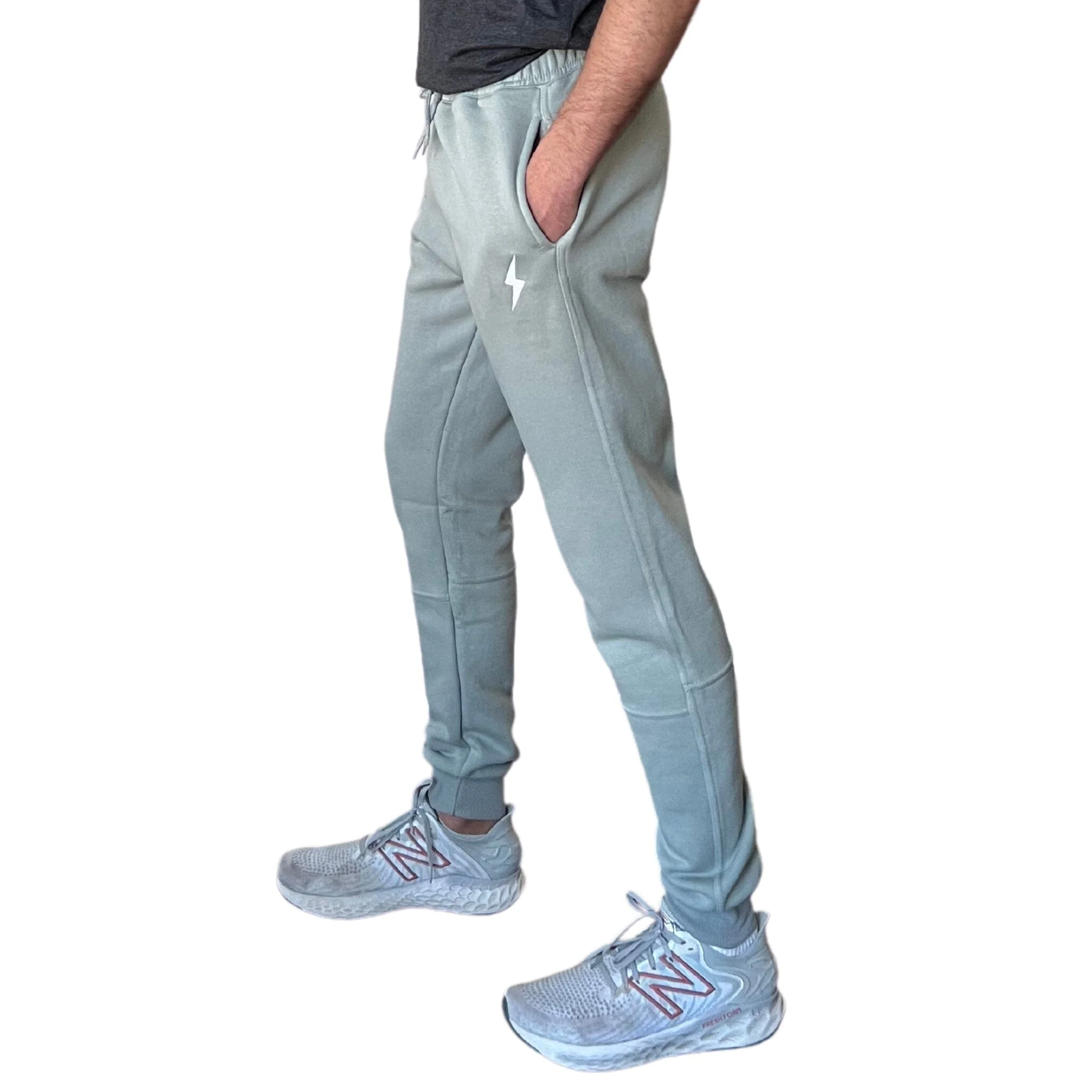 BRUCE BOLT Cotton Joggers - GREY - LLBeanoutlets