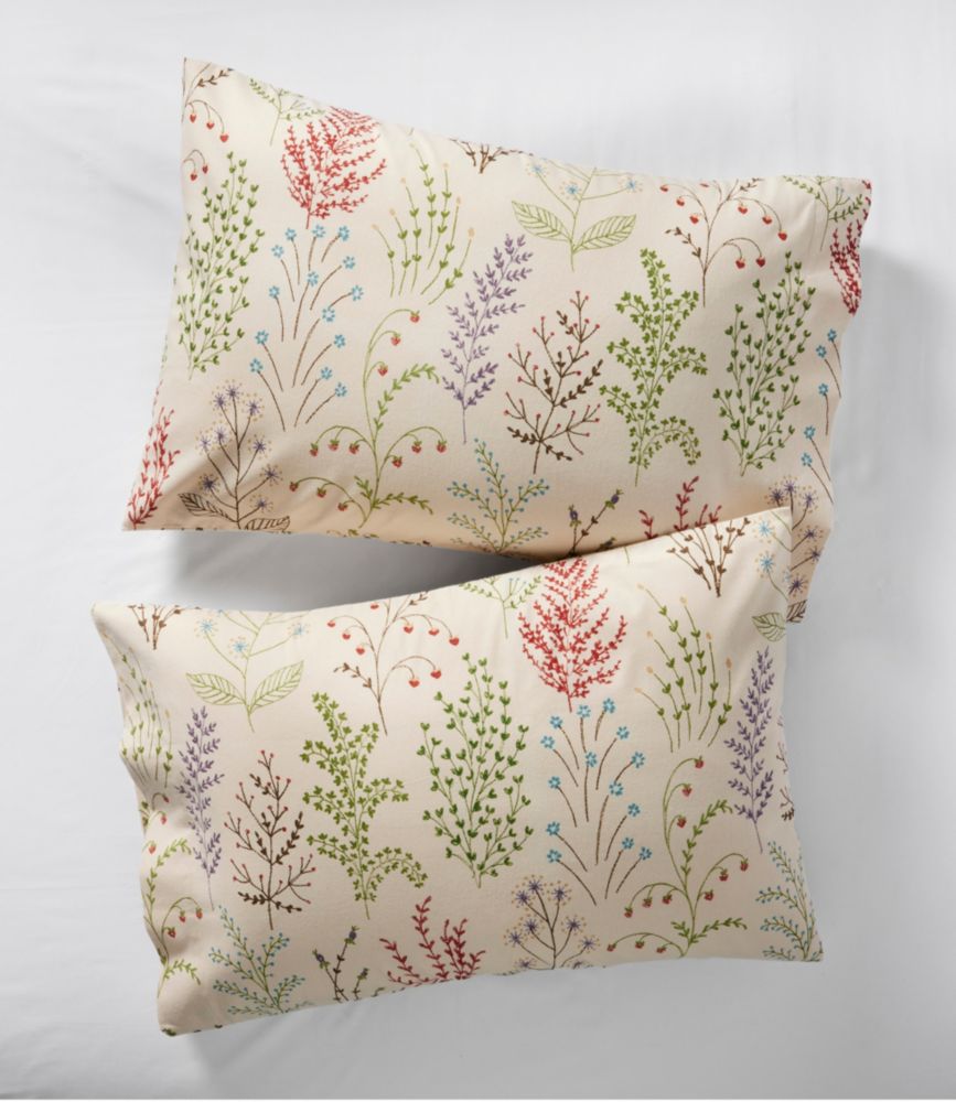 Botanical Floral Flannel Sheet Collection - LLBeanoutlets