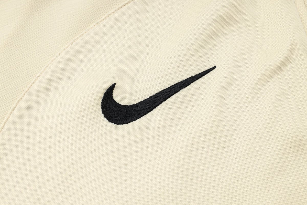 PSG Beige Navy Hooded Tracksuit | S–2XL