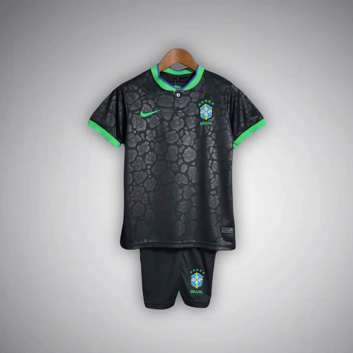 Brazil Black Leopard Premium Kids Size Kit