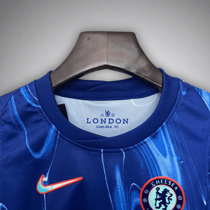 Chelsea 2024/25 Home Kids Football Kit – Blue Swirl