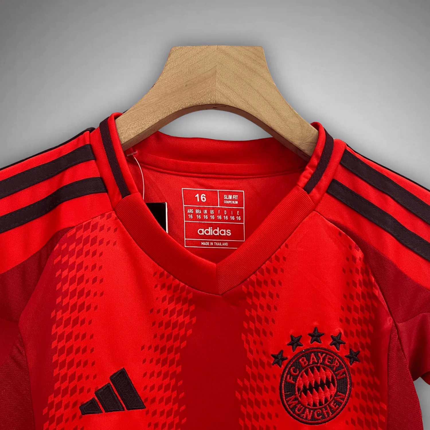 Bayern Munich 2024/25 Kids Home Kit – Red and Black