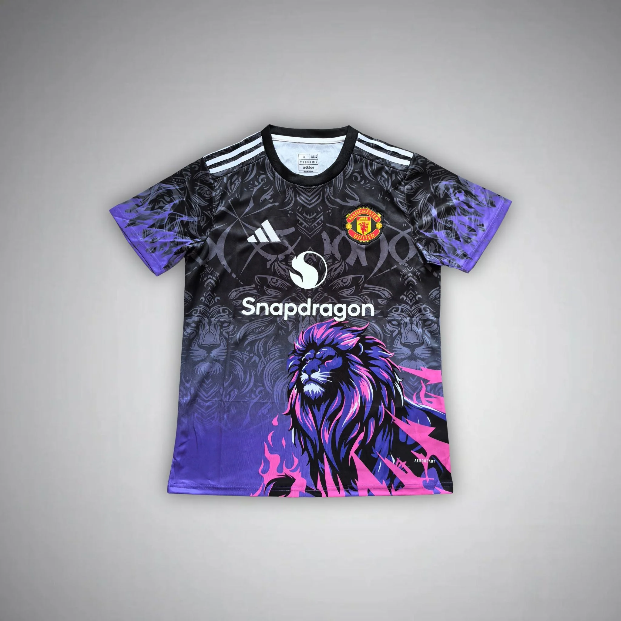 Manchester United Force of Nature Kids Black Purple Football Shirt