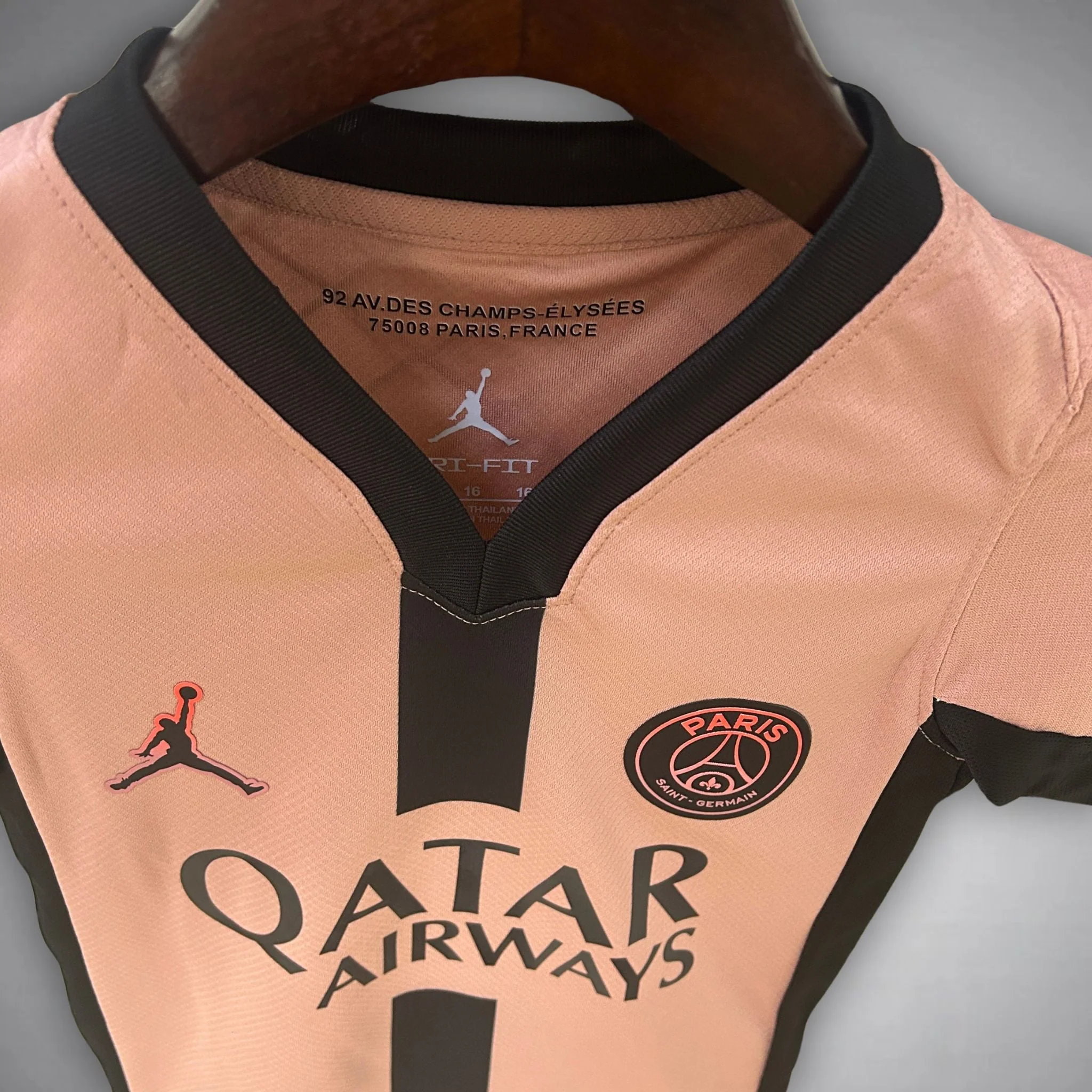 PSG 2024/25 Pink Third Kids Football Kit | Sizes 16–28
